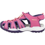 Geox Fille J Borealis Girl B Sandales, Fuchsia/Violet, 35 EU