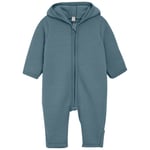 Huttelihut Pram Suit Wool Fleece (S) Stormy Weather | Grå | 74 cm