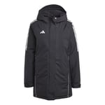 adidas Tiro 24 Parka Jacka - Svart/vit Dam, storlek X-Small