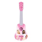 Lexibook K200BB Barbie, My First Guitar for Children, 6 Nylon Strings, 21’’ Long, Guide Included, Pink, S