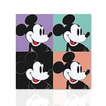 Declea Home Decor Mickey Mouse Tableau moderne en toile Pop Art Mickey Mouse