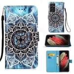 Samsung Galaxy S21 Ultra      Designer PU Case      Mandala