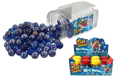 90+1 Glass Marbles Toy in a Jar Kids Gift Standard Size 16mm for Marble Run Game