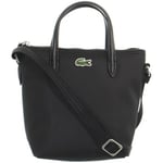 Sac à main Lacoste  Sac cabas mini  Ref 49864 000 Noir 15*18*7 cm