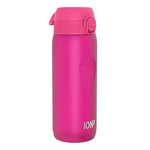 ION8 Gourde, 750 ml, Anti-Fuite, Sports, Facile à Ouvrir, Verrouillage Sécurisé, Lavable en Lave-vaisselle, Poignée de Transport, Couvercle Rabattable, Sans BPA, Poignée Profilée, Rose