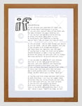 Wee Blue Coo Quote Motivation Typography Rudyard Kipling If White Framed Wall Art Print