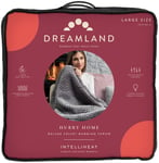 Dreamland Intelliheat Deluxe Velvet Heated Throw - Large