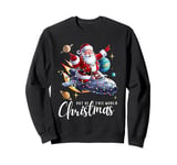 Santa’s Space Sleigh Xmas Out of This World Christmas Fun Sweatshirt