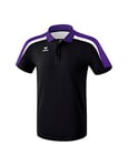 Erima Polo Liga 2.0 Polo Liga 2.0 Enfant Noir/Dark Violet/Blanc FR: XXS (Taille Fabricant: 116)