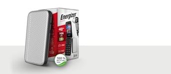 Energizer - Mobile à Clapet à Clavier Physique E282SC - Batterie 1400 mAh - Double Sim (Nano SIM) - 4G LTE - Garanti 3 Ans - Noir - Débloqué - Caméra 2MP