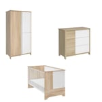 Chambre Sacha : lit, commode et armoire