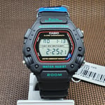 Casio DW-290-1V Digital Retro Design LED Backlight Black Resin Casual Men Watch