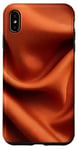 Coque pour iPhone XS Max Motif couleur unie orange rouille