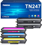 Lot de 5 Cartouches de Toner de Rechange pour Brother TN247 TN243 pour DCP-L3510CDW DCP-L3550CDW MFC-L3770CDW MFC-L3750CDW HL-L3230CDW HL-L3270CDW HL-L3210CW MFC-L3730CW MFC-L3710CW