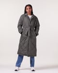 Weightless Jamie Quilted Coat Green - L