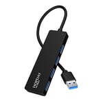 HOPDAY Hub USB 3.0 4 Ports Ultra Fin pour iMac Pro/MacBook Pro/Mac Mini/Surface Pro/XPS/Notebook PC