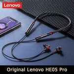 Lenovo HE05 Pro Earphones Bluetooth Neckband Sports Gym iPhone iPad Android PC