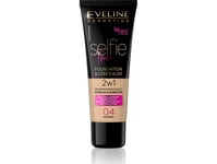 Eveline Selfie Time 2In1 Foundation & Concealer 04 Natural 30 Ml