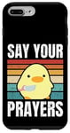 iPhone 7 Plus/8 Plus Say Your Prayers - Funny Duck With Knife Meme Case