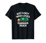 Garbage Truck for Just A Boy Who Loves Garbage Trucks Kids T-Shirt