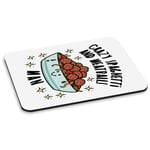 Crazy Spaghetti And Meatballs Man Stars PC Computer Mouse Mat Pad Funny Joke