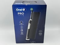 Oral-B Pro Cross Action Electric Rechargeable Toothbrush with Travel Case -Black