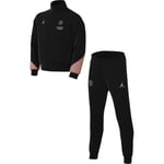 Paris Saint-Germain Strike Third Jordan Dri-Fit FQ2660-013 Survêtement de football en tricot pour enfants plus âgés, noir/rose rouillé/rose rouille