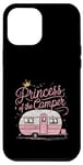 Coque pour iPhone 14 Pro Max Princesse du campeur mignon camping camping-car famille camping-car