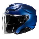 HJC, Casque Moto Jet F31 UNI Semi Mat Bleu Métal, XS