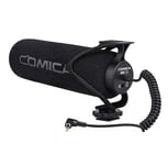 comica Microphone vidéo CVM-V30 Lite, supercardioïde Universel Microphone, Microphone pour Canon Nikon Sony Panasonic caméras/Smartphones