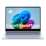 Samsung Galaxy Book4 Edge Ordinateur Portable avec IA 14’’, Copilot+ PC, Snapdragon X Elite X1E-80-100, Mémoire 16 Go, Stockage 512 Go, Gris Glacier