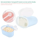 Portable Milk Powder Sealing Storage Box Microweave Freezer Safe (Blue L) UK MAI