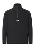 The North Face M Glacier 1/4 Zip - Embroidered Logo Svart