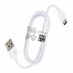 Samsung Galaxy Alpha Câble 1.5 Mètre Data Usb À Micro Usb Origine Samsung Blanc