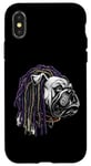 iPhone X/XS BULLDOG WITH DREADS FOR DOG AND REGGAE LOVERS Case