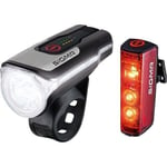 RECHARGABLE BIKE LIGHT SET SIGMA AURA 80 FRONT AND StVZO BRAKE REAR LIGHT oxford