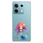 Coque pour Poco M6 PRO 4G silhouette sirene mermaid