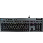 Logitech G915 X - lågprofiltrådbunden speltangentbord, Tactile-brytare, svart