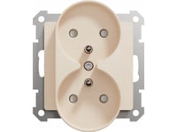 Schneidere Dubbelt Jordat Uttag Schneider Sedna Design Sdd112275 Med Persienner För Ramsystem Beige Design &Amp  Elements