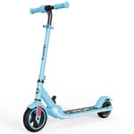 RCB Trottinette Electrique pliable Enfants 6-12 Ans, Écran LED, Lumières néons colorés, Vitesse et Hauteur Réglables, Seulement 6.65 KG, Bleu - Neuf