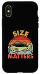 iPhone X/XS Funny Fisherman Adult Humor Fishing Men Size Matters Case