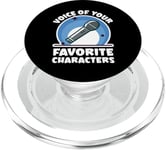 Personnages préférés Acteur vocal Artiste vocal Acteur audio PopSockets PopGrip pour MagSafe