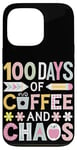 iPhone 13 Pro 100 Days Of Coffee And Chaos 100 Days Of School Case