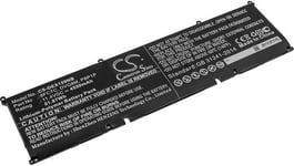 Kompatibelt med Dell XPS 15-9500-R1945TS, 11.4V, 4550 mAh