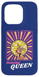 Coque pour iPhone 15 Pro Rétro 70s 80s Funky Disco Ball Afro Queen Diva Vintage