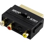 Adapter, SCART hane till 3xRCA+S-Video