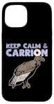 iPhone 15 Keep Calm And Carrion Vulture Scavenging Bird Case