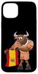 Coque pour iPhone 15 Plus Espagne supporter taureau