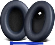 Mousse Coussin Coussinets pour Sony WH-1000XM4 (WH1000XM4) Casque, avec Mousse d'isolation phonique, épaisseur supplémentaire, sans Affecter Le capteur-1000XM4 PL Bleu