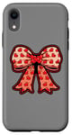 Coque pour iPhone XR Valentines Day Coquette Bow Cute Heart Ribbon Love Retro